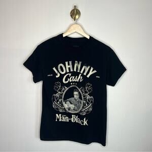 Johnny Cash Man in Black Graphic Tee
